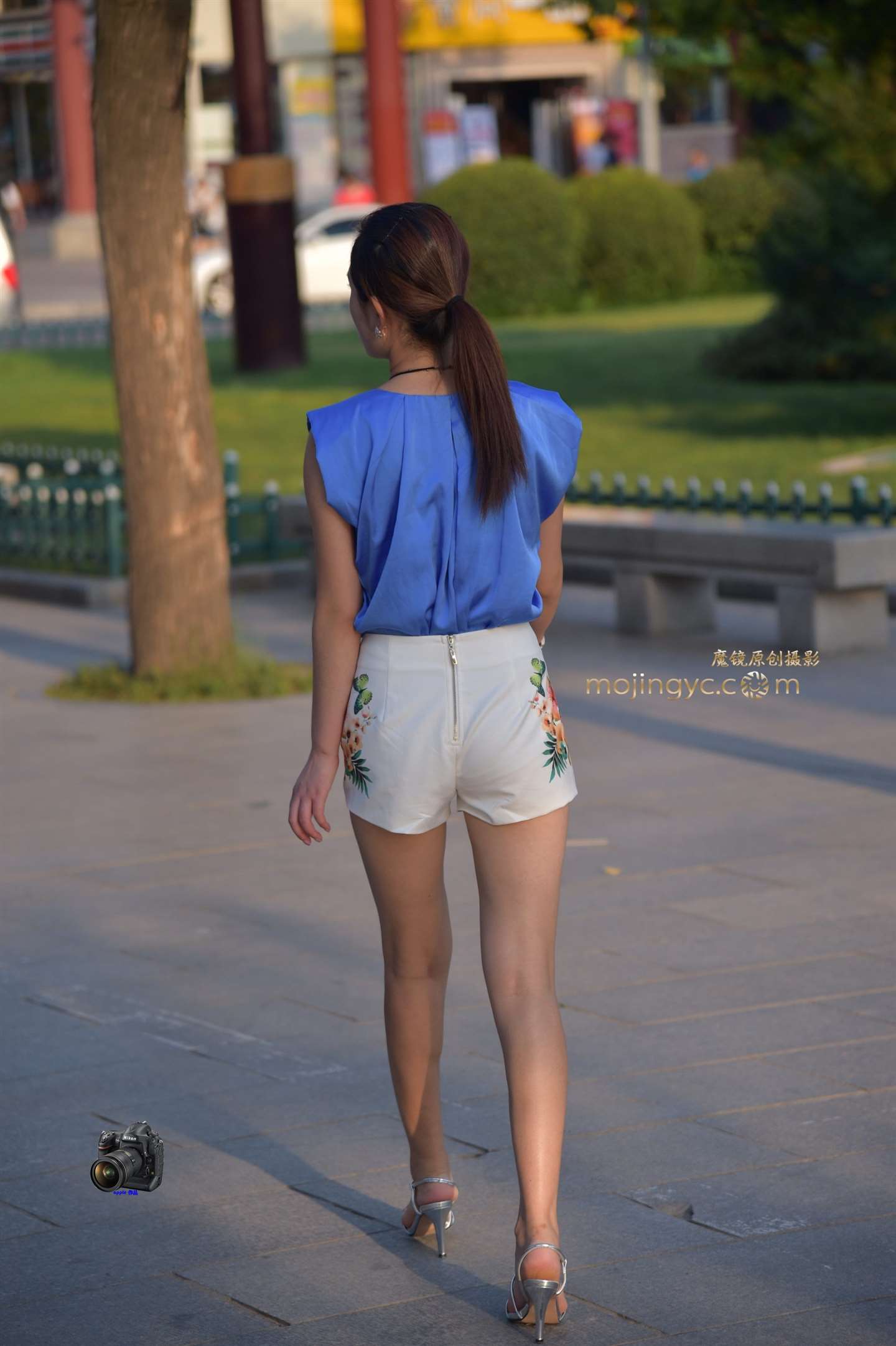 2015-08-20白短裤美腿美眉（11P）-流行馆
