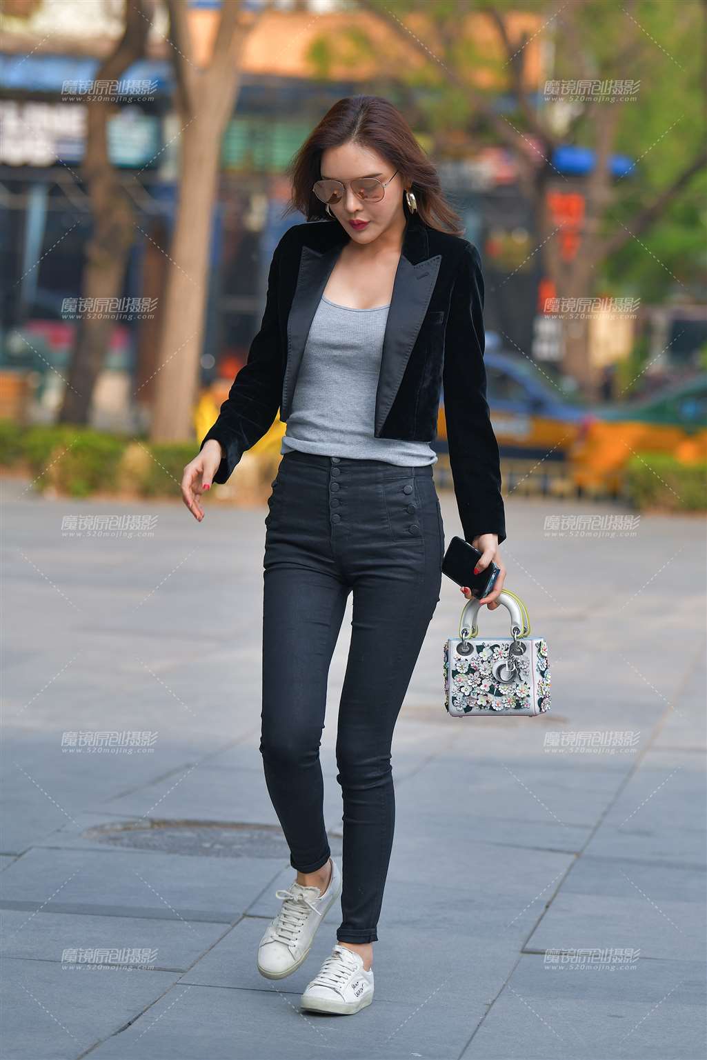 图片[5]-【红石赛帖】黑色紧牛性感美女-流行馆