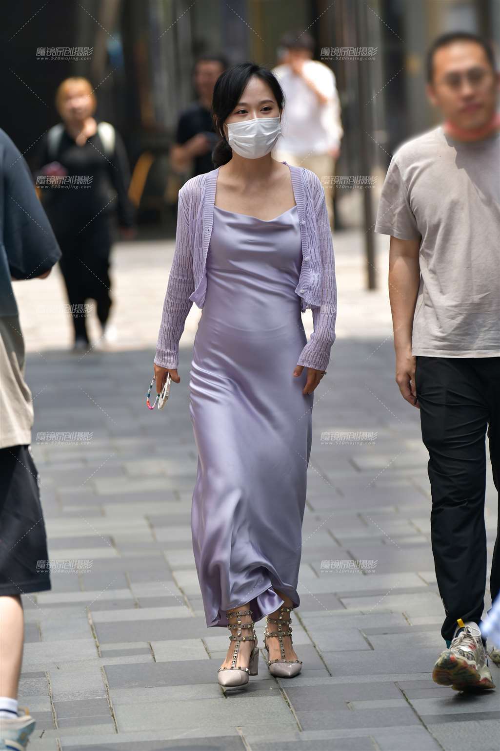 图片[3]-真丝顺滑长裙美女-流行馆