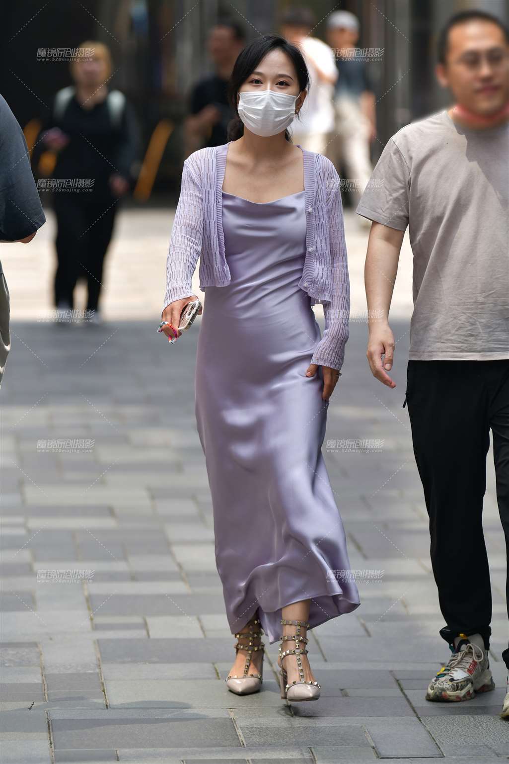 图片[5]-真丝顺滑长裙美女-流行馆