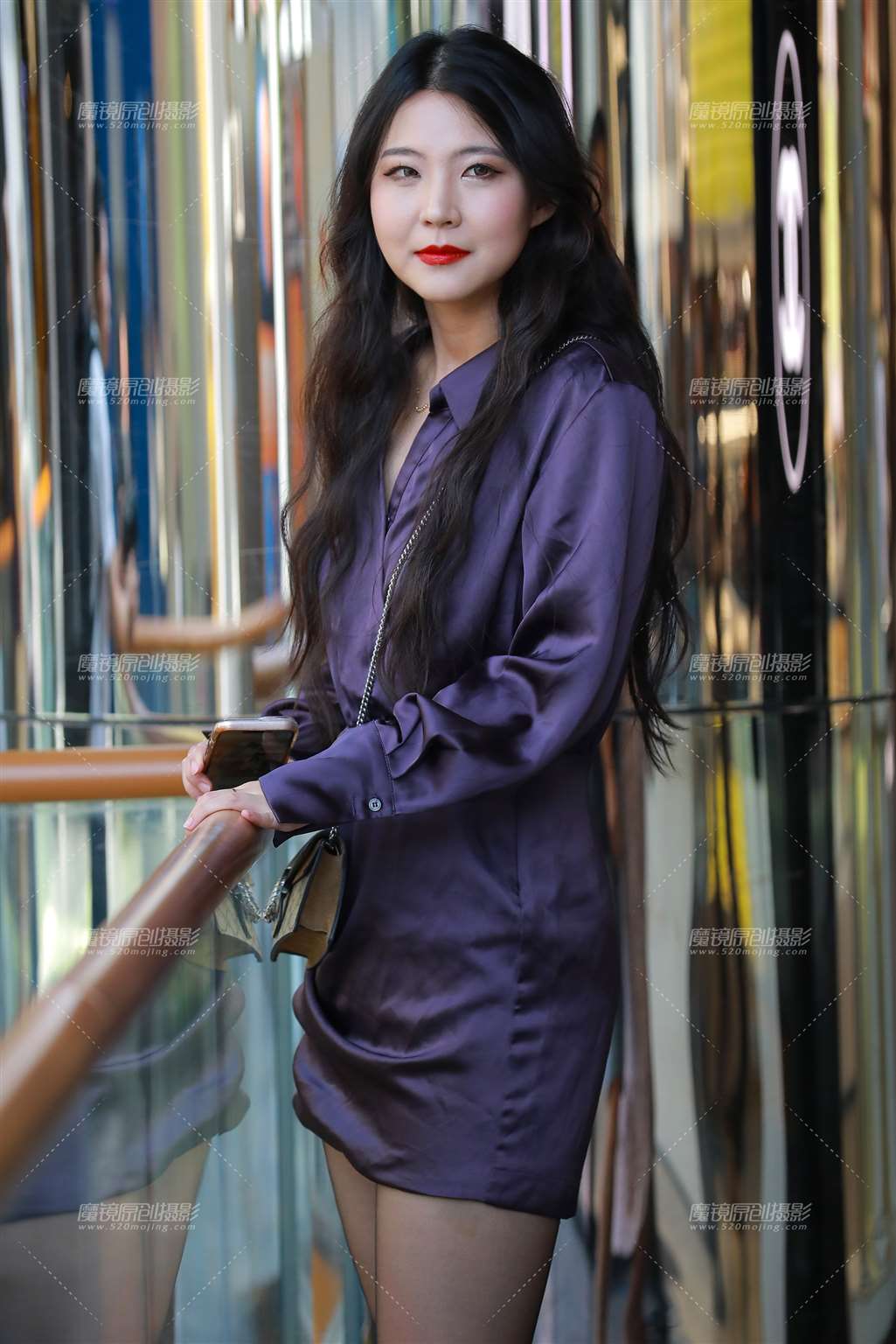 图片[3]-【玻璃街拍】黑丝高跟美女-流行馆