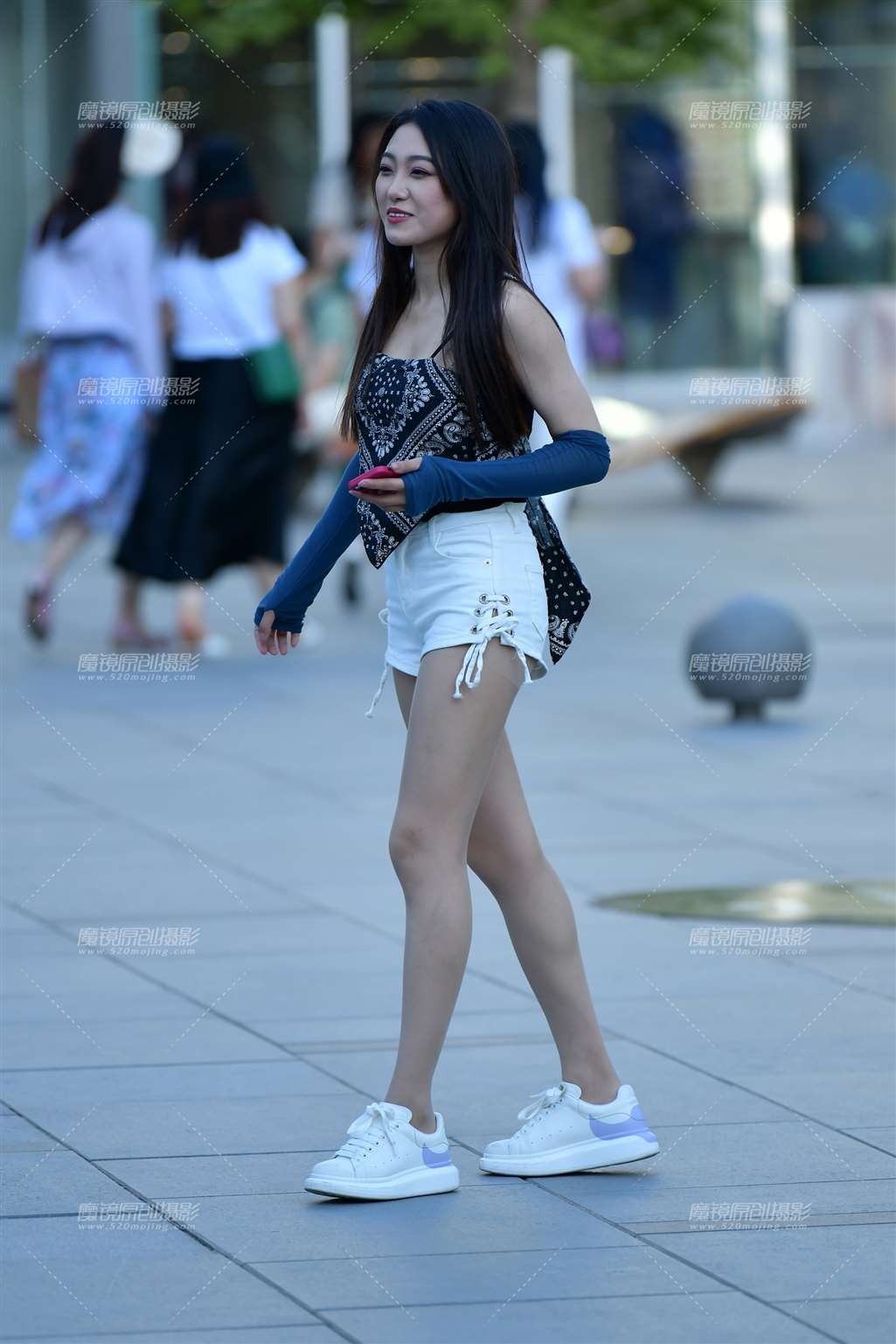 图片[4]-肉丝袜热裤美女-流行馆