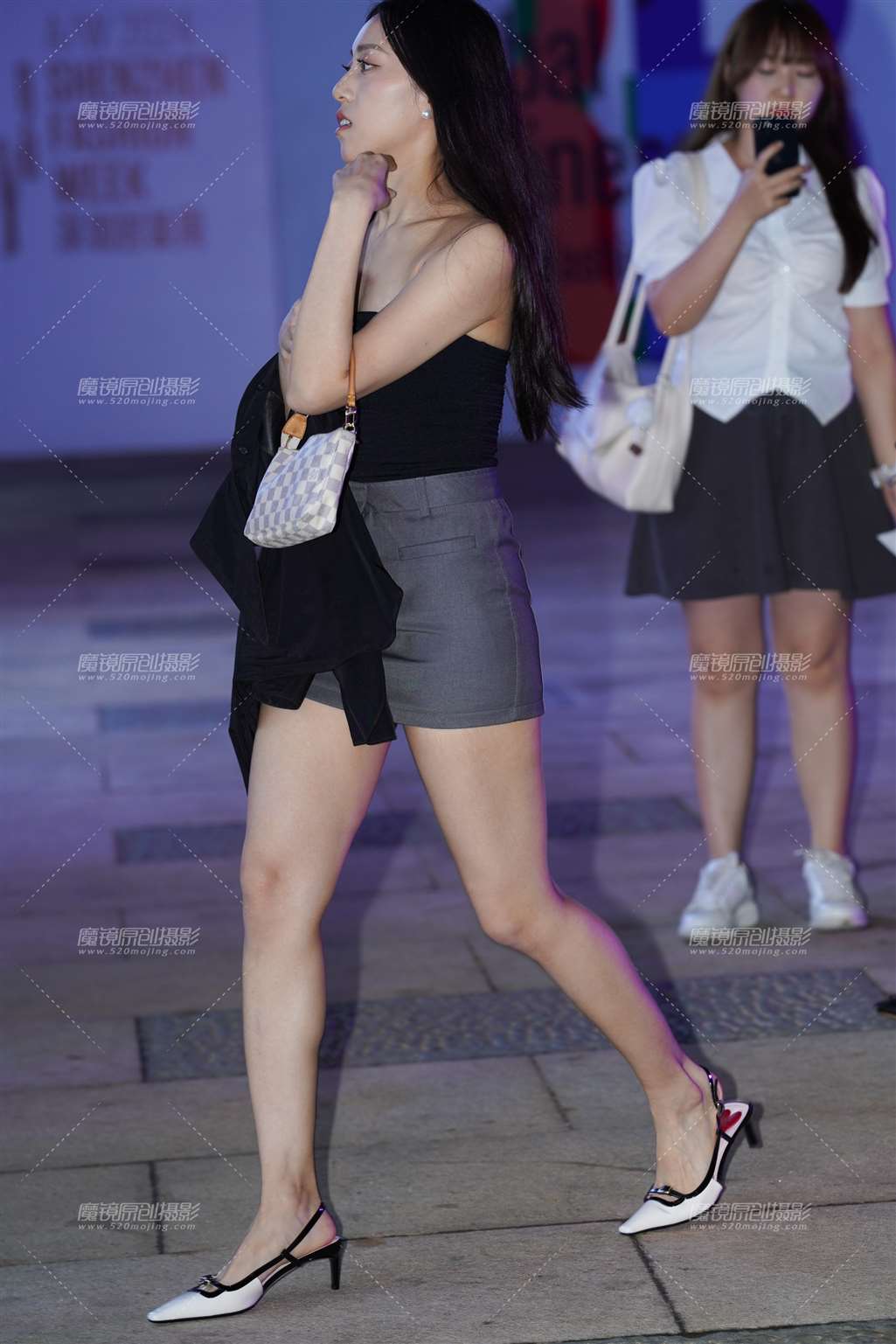 美腿短裙高跟-流行馆