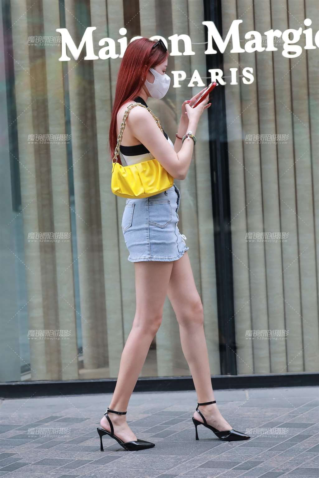 图片[4]-长腿高跟包臀裙美女-流行馆