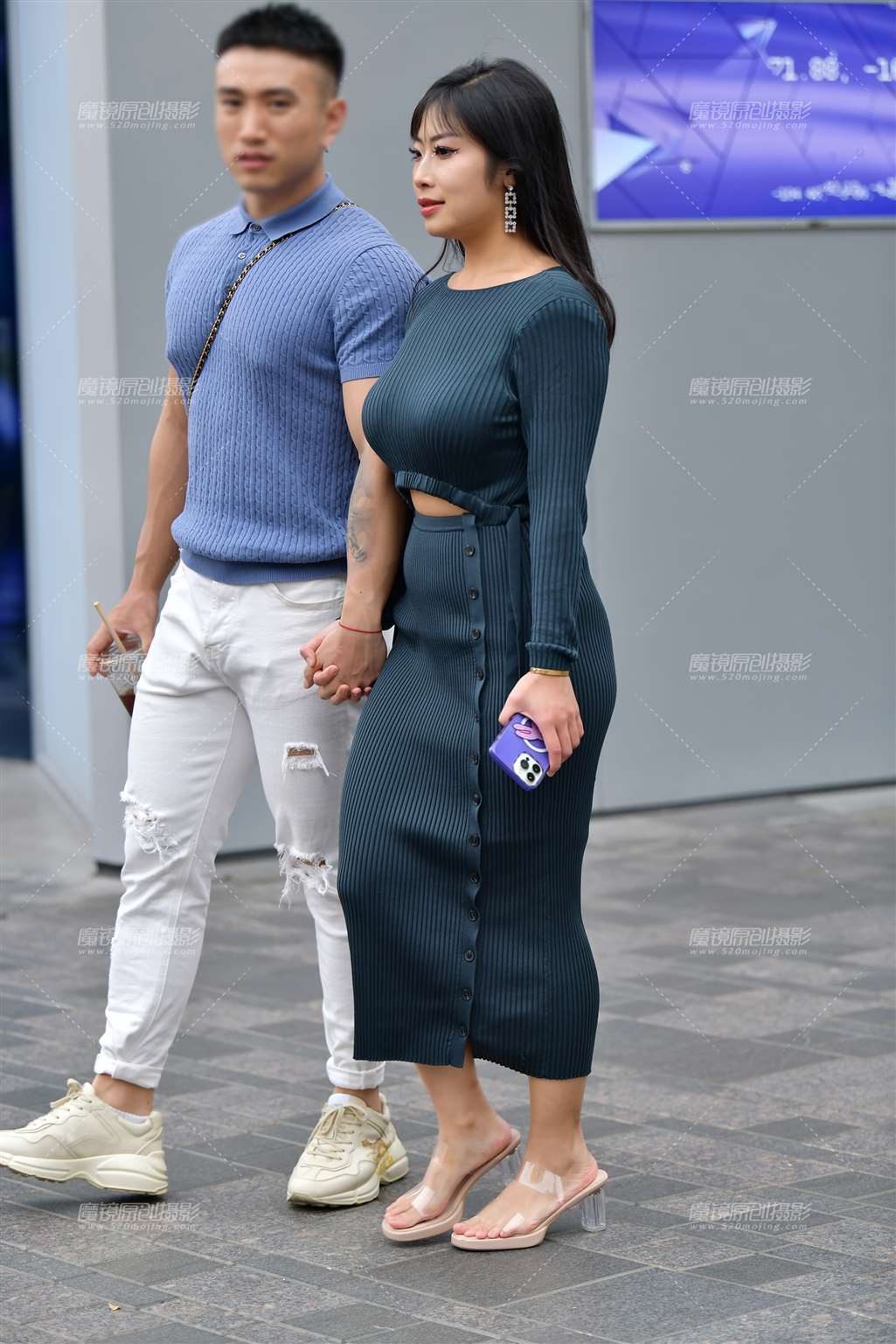 超级漂亮长裙气质美女-流行馆