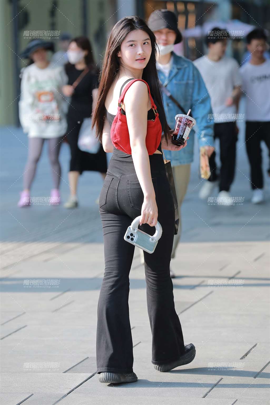 图片[5]-清秀牛仔裤美女-流行馆