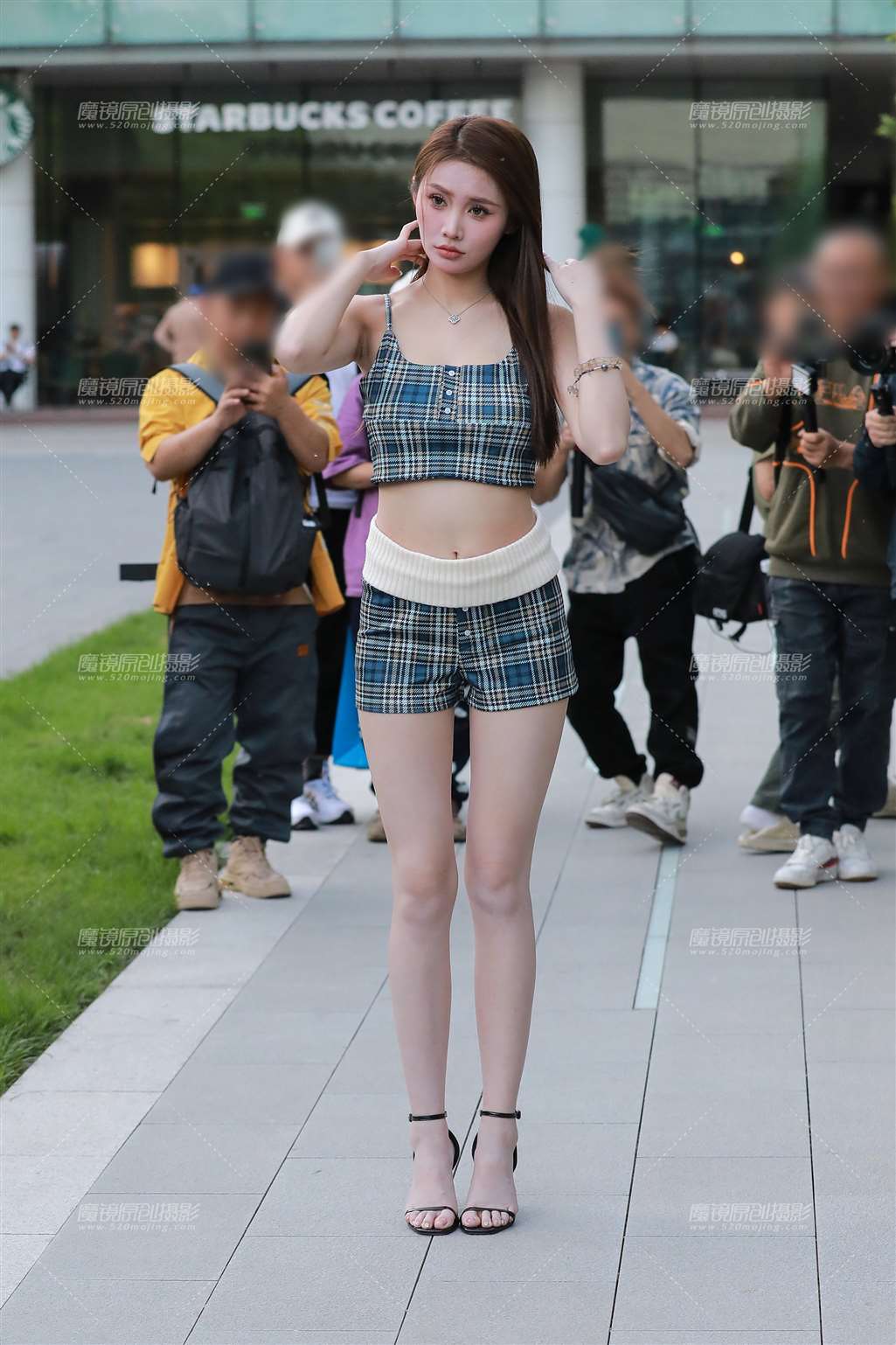 图片[3]-长腿热裤小姐姐-流行馆