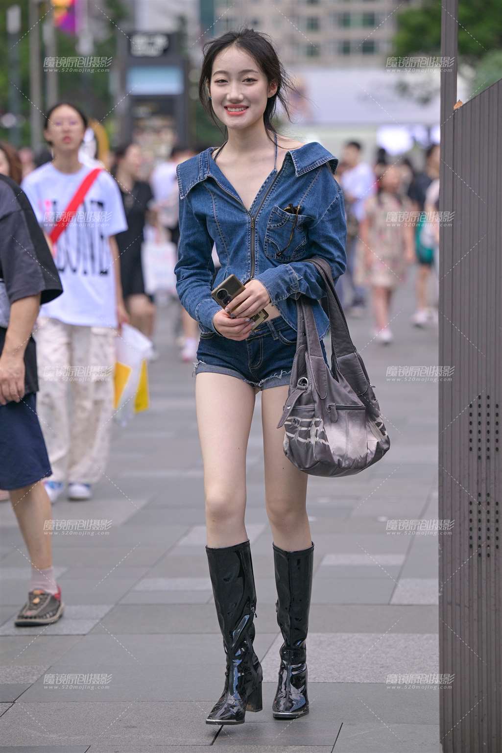 图片[3]-白嫩美腿热裤-流行馆