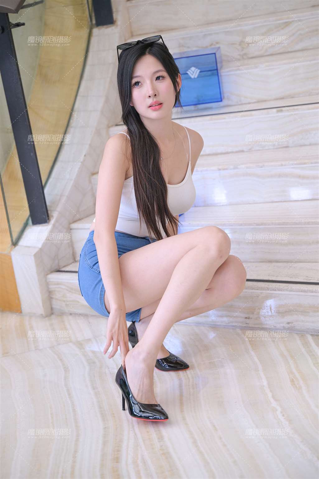 图片[4]-牛仔热裤美女-流行馆