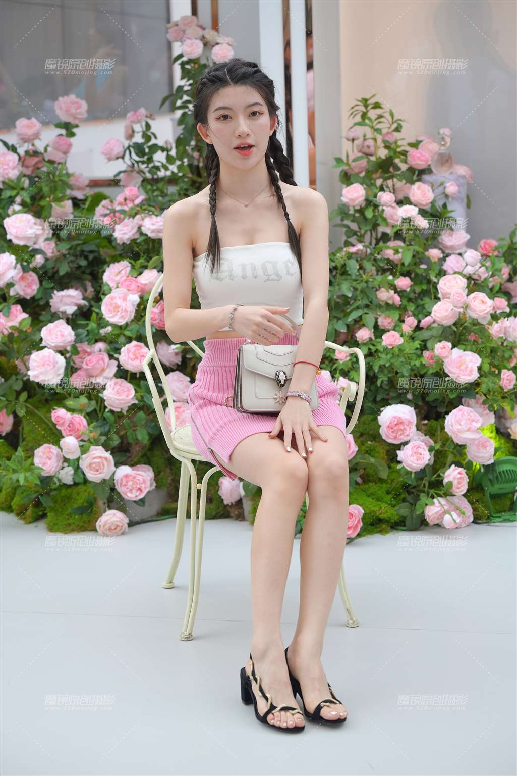 图片[3]-搭讪粉裙美女-流行馆
