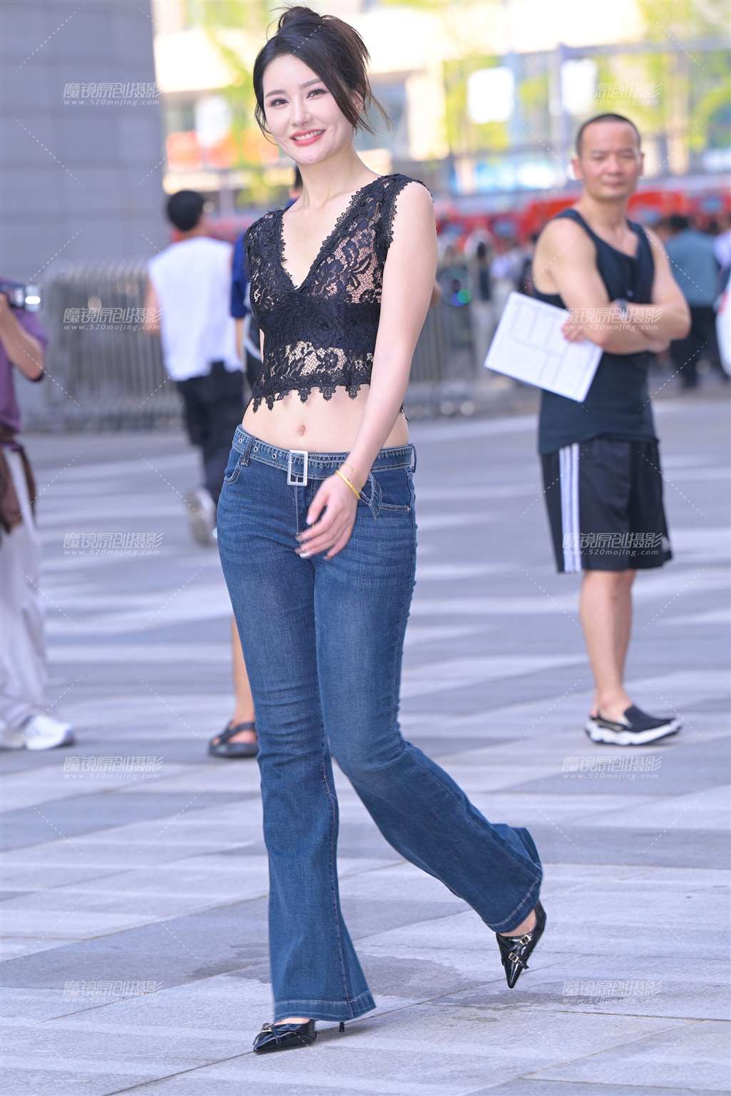 图片[4]-搭讪牛仔裤美女-流行馆