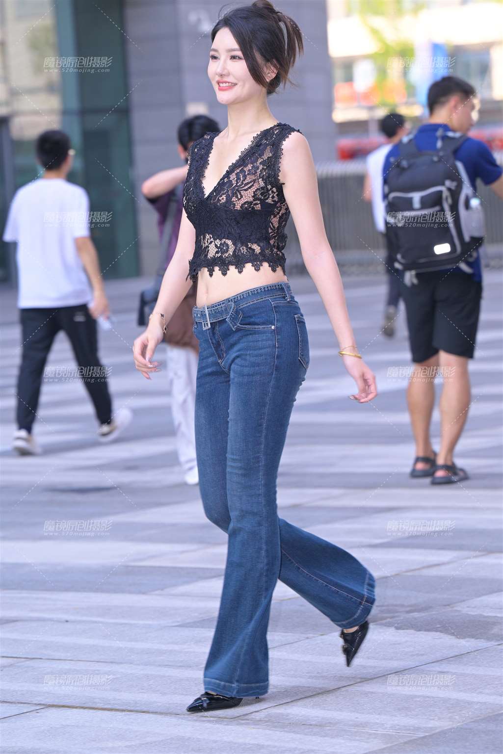 图片[5]-搭讪牛仔裤美女-流行馆