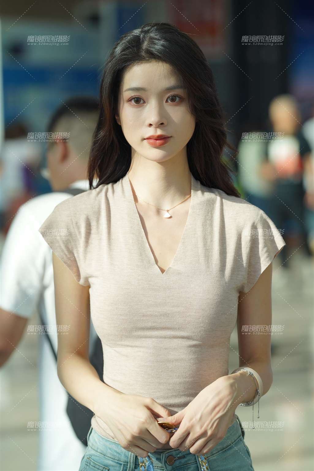 图片[3]-牛仔长腿气质美女-流行馆