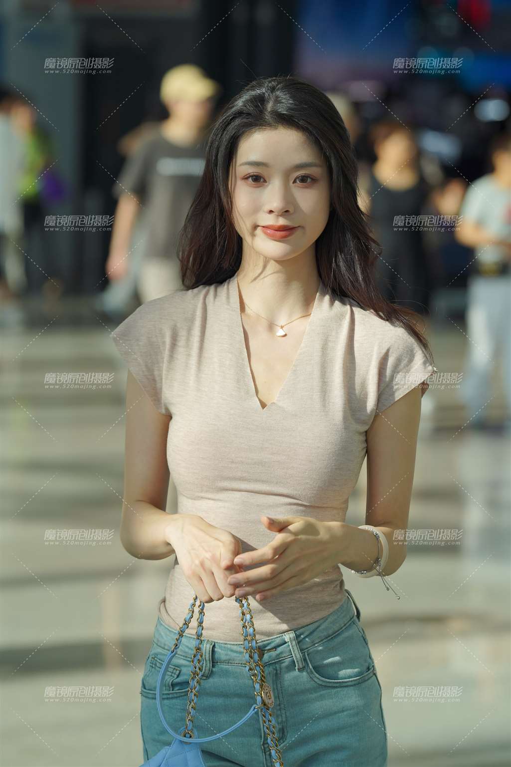 图片[4]-牛仔长腿气质美女-流行馆