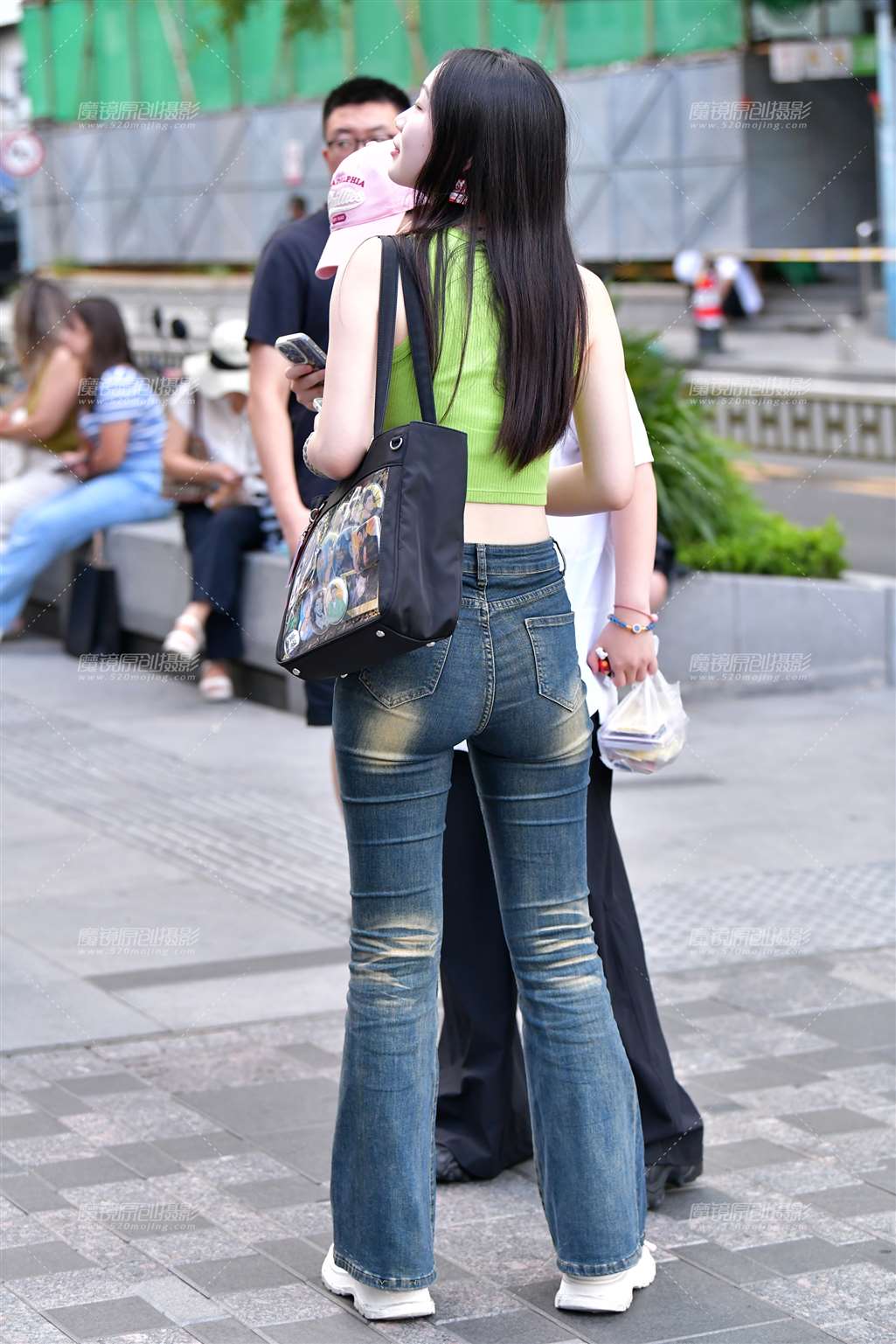 图片[5]-美瞳牛仔裤美女-流行馆