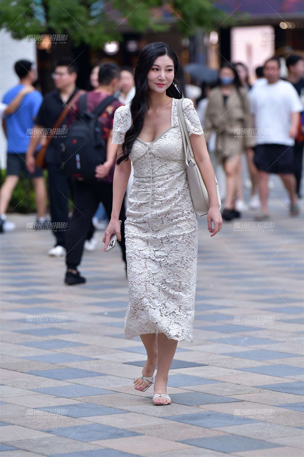 图片[4]-气质白长裙美女-流行馆