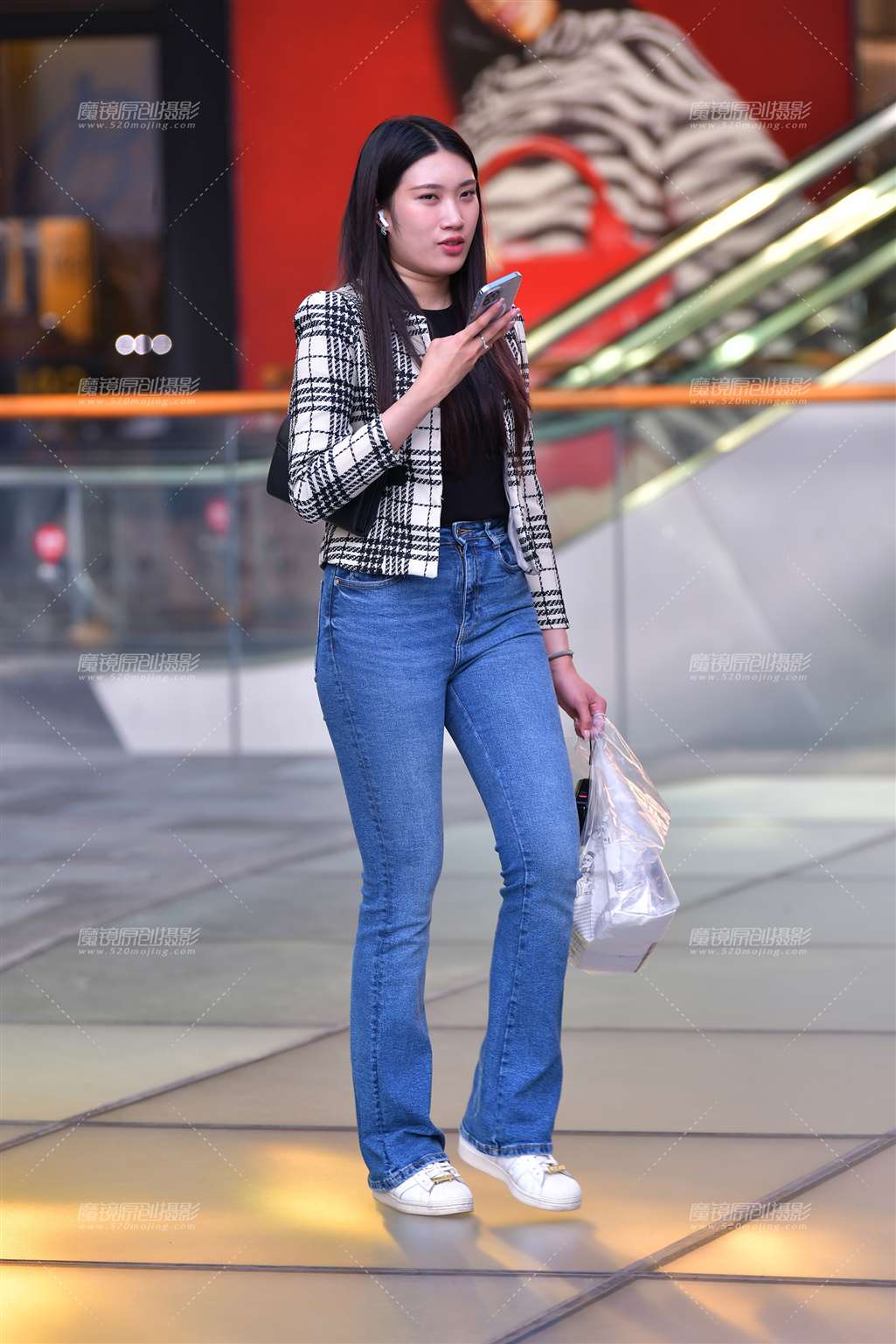 图片[5]-白皙牛仔裤美女-流行馆