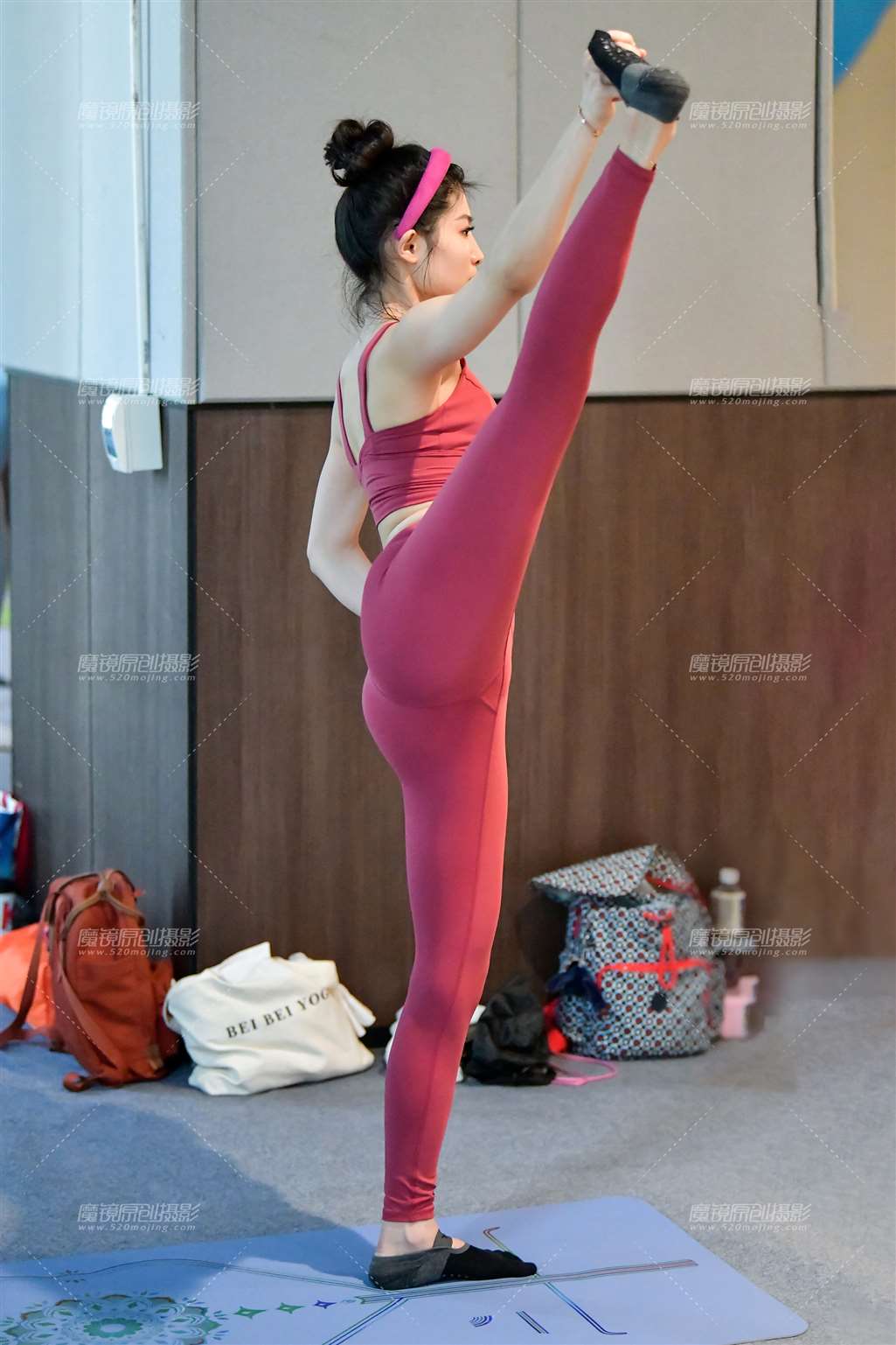 图片[4]-甜美舒展优美瑜伽美女-流行馆