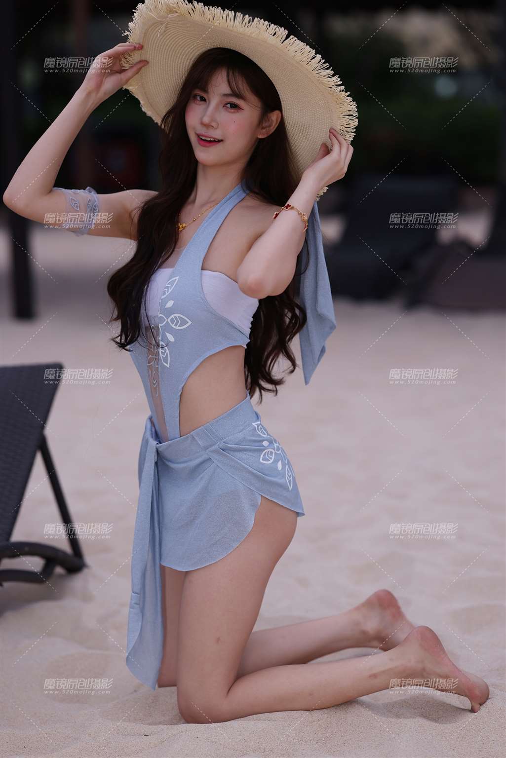 图片[5]-沙滩上的靓丽美女-流行馆
