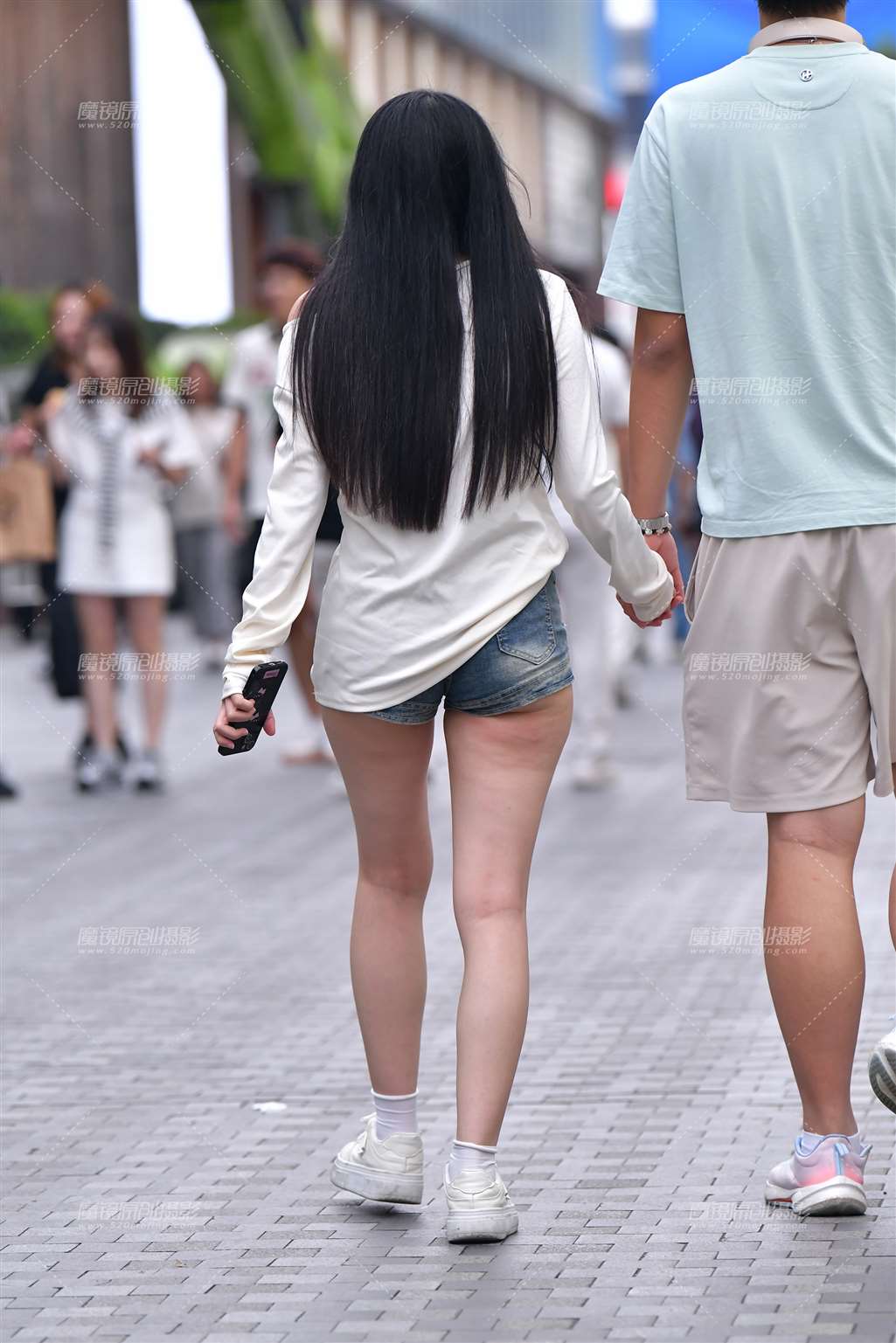 图片[2]-超短牛仔热裤美女-流行馆