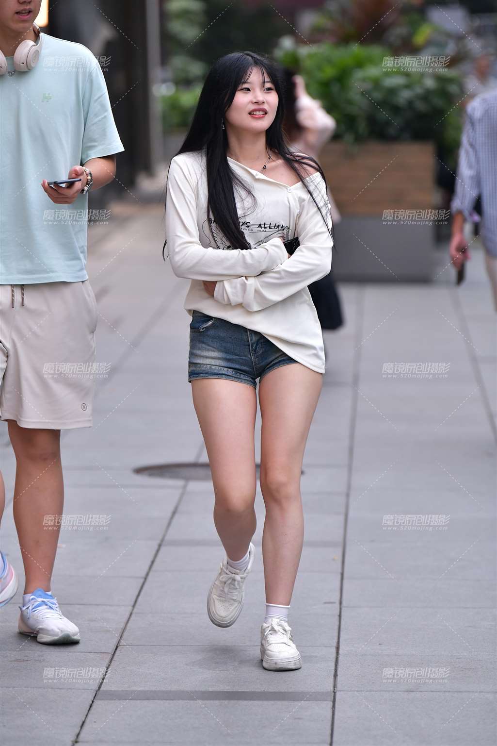 图片[5]-超短牛仔热裤美女-流行馆