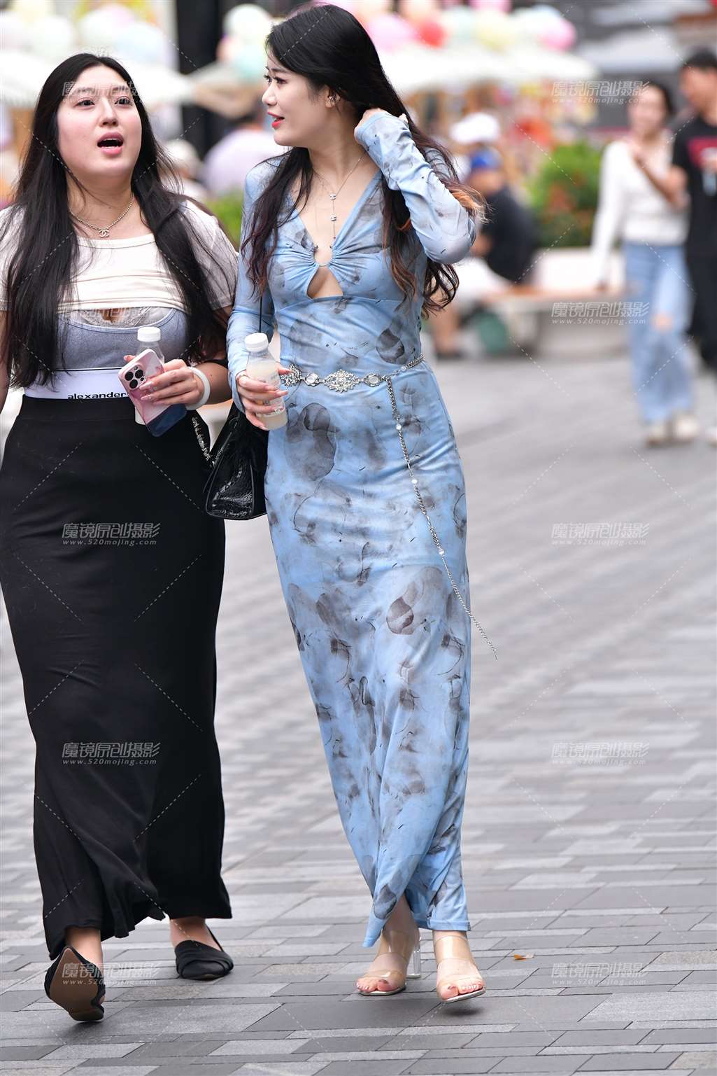 图片[4]-气质高挑纱裙美女-流行馆