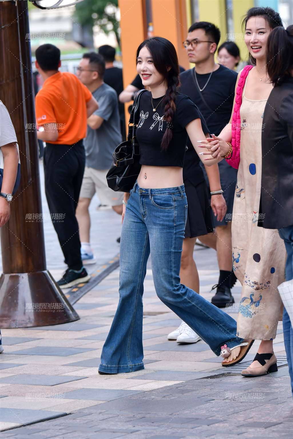 图片[4]-美脐牛仔裤美女-流行馆