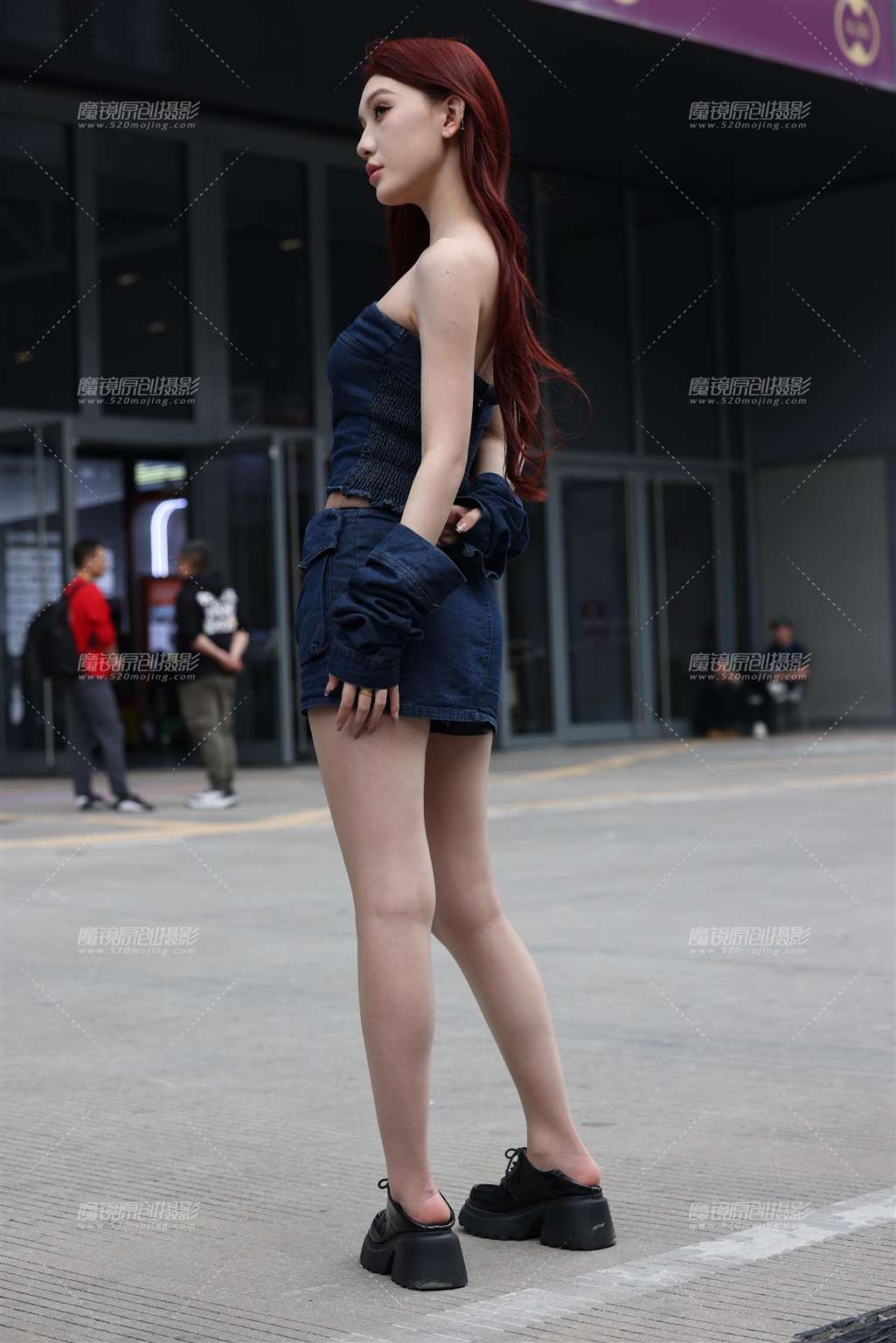 图片[3]-20250301原味瑶瑶的油亮灰色丝袜-流行馆