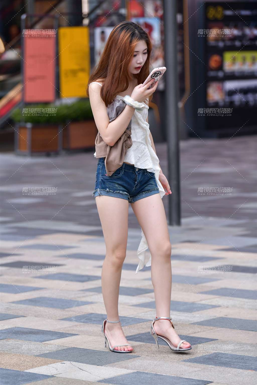 图片[4]-细高跟热裤美女-流行馆