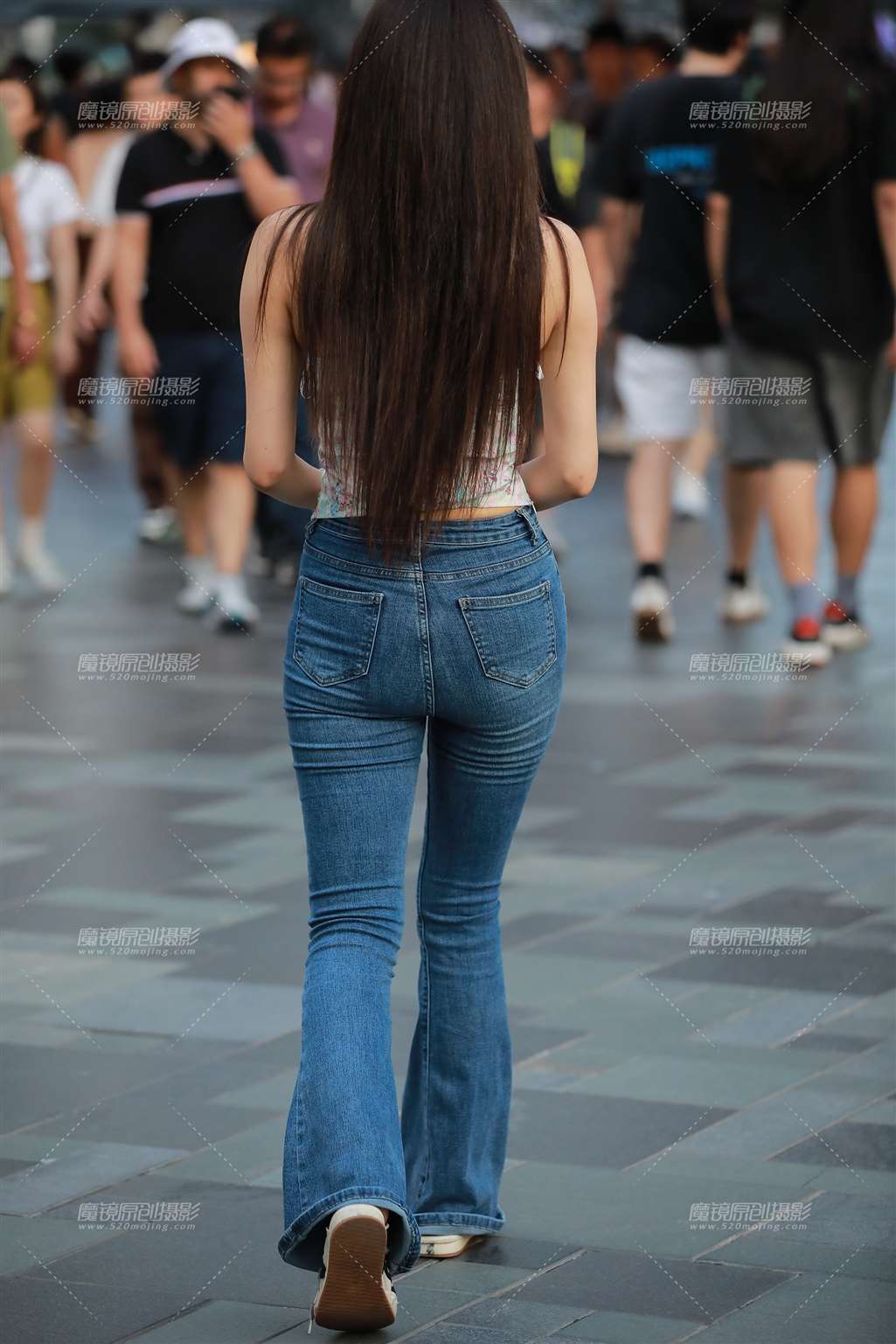图片[2]-牛仔裤网红美女-流行馆
