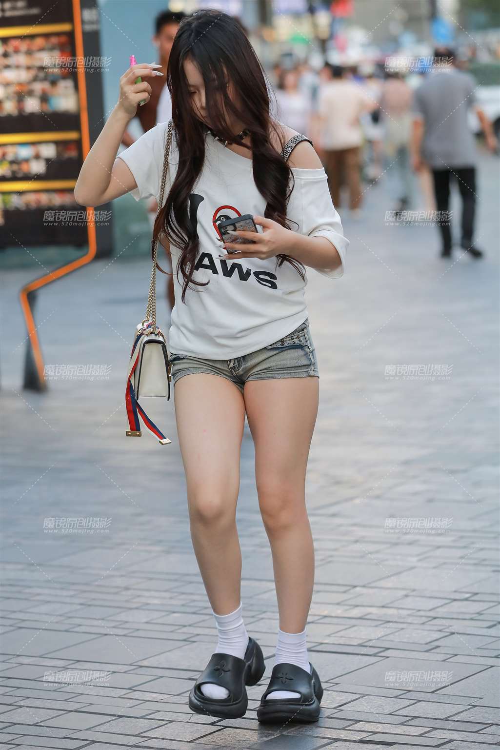 图片[3]-牛仔热裤小妹-流行馆