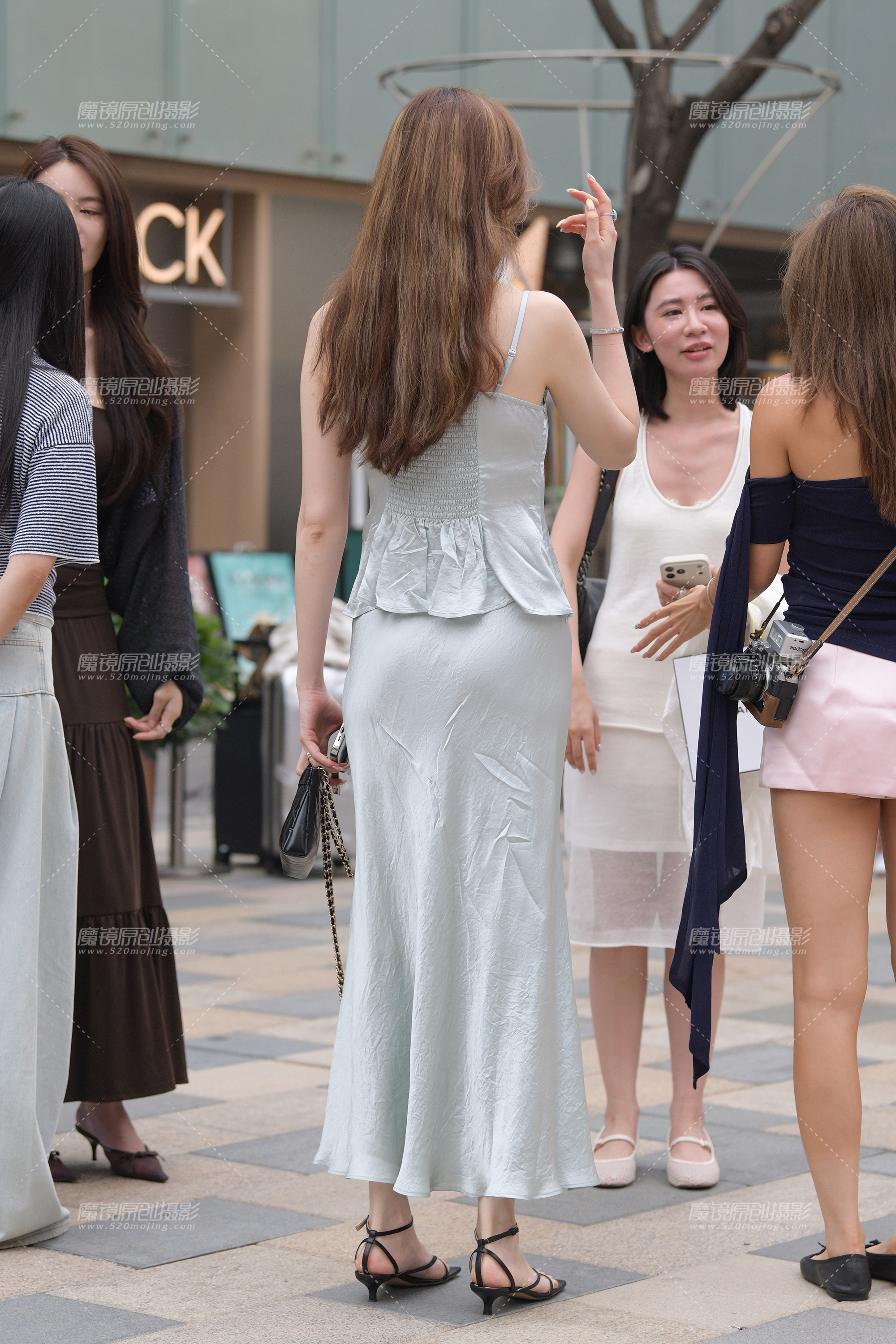图片[2]-青色长裙美女 13P-流行馆