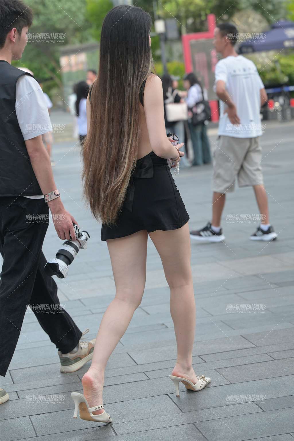 图片[2]-黑裙长腿小妹 22P-流行馆