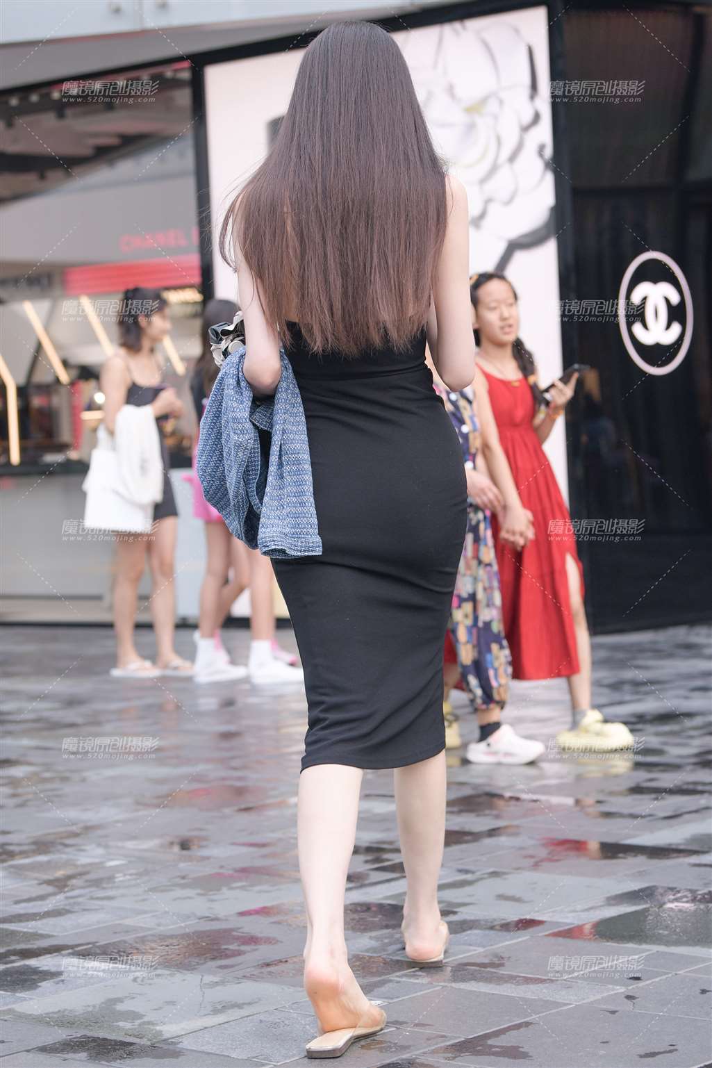 图片[2]-黑色包臀裙 23P-流行馆