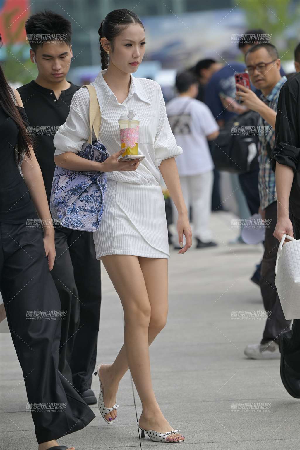 图片[4]-长腿白裙妹妹 17P-街拍流行馆